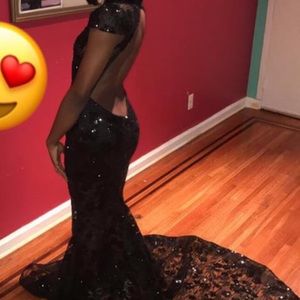 sequence hand made prom dress by @Danthony.designz